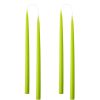 Hand Dipped Taper Candles 35Cm - 4 Per Gift Box - Lime Hot