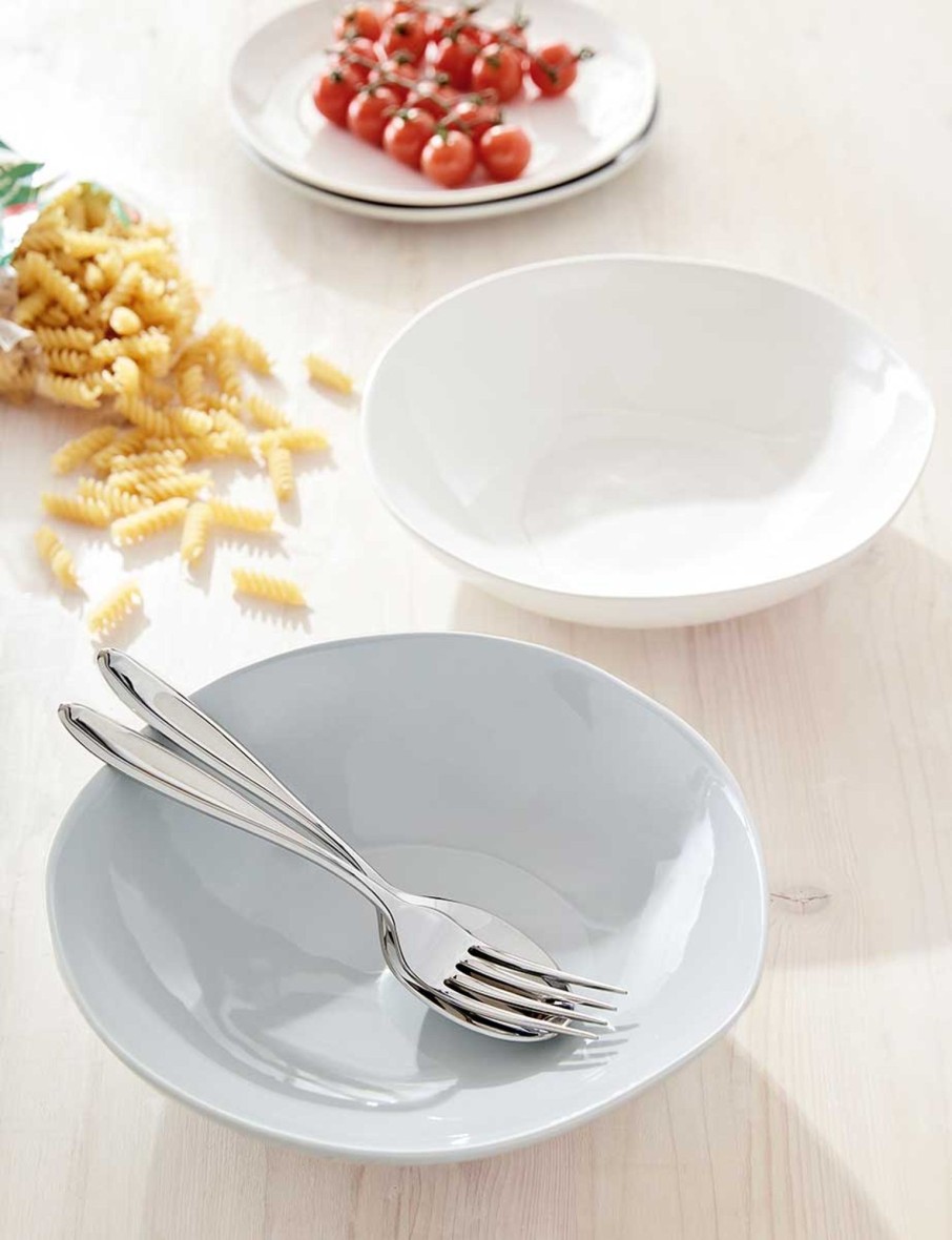 Grey Arbor Pasta Bowl - Set Of Four Clearance