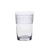 Six Tumblers With Greek Key Design Hot