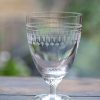 Six Bistro Glasses With Ovals Design Online