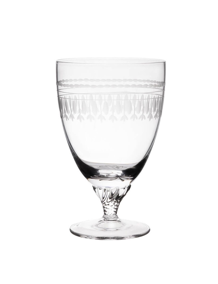 Six Bistro Glasses With Ovals Design Online