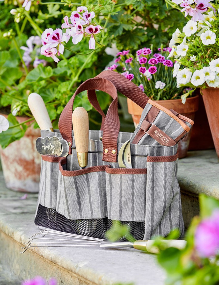 Grey Ticking Gardener'S Tool Bag Best