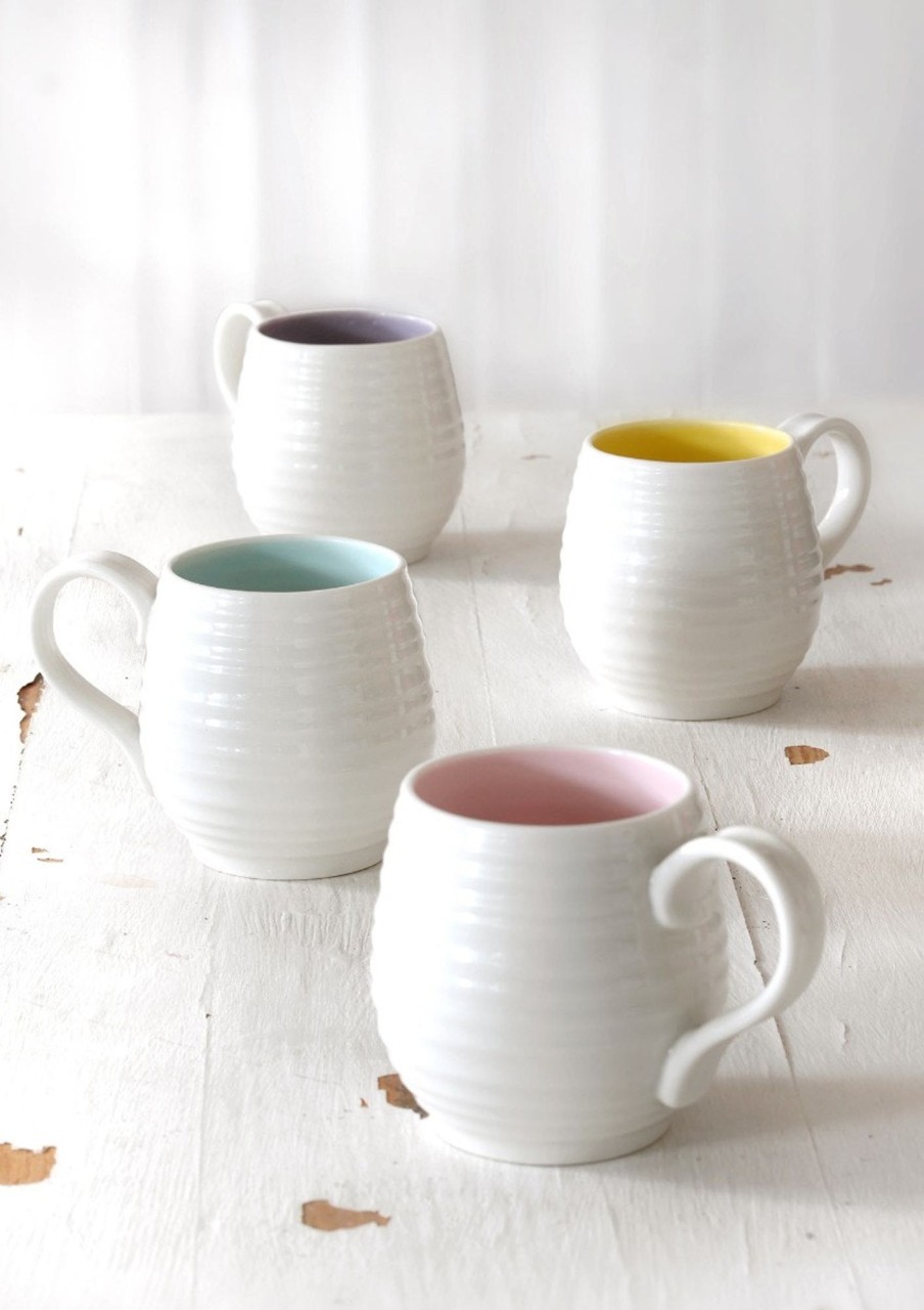 Celadon Honey Pot Mug - Set Of Four Online