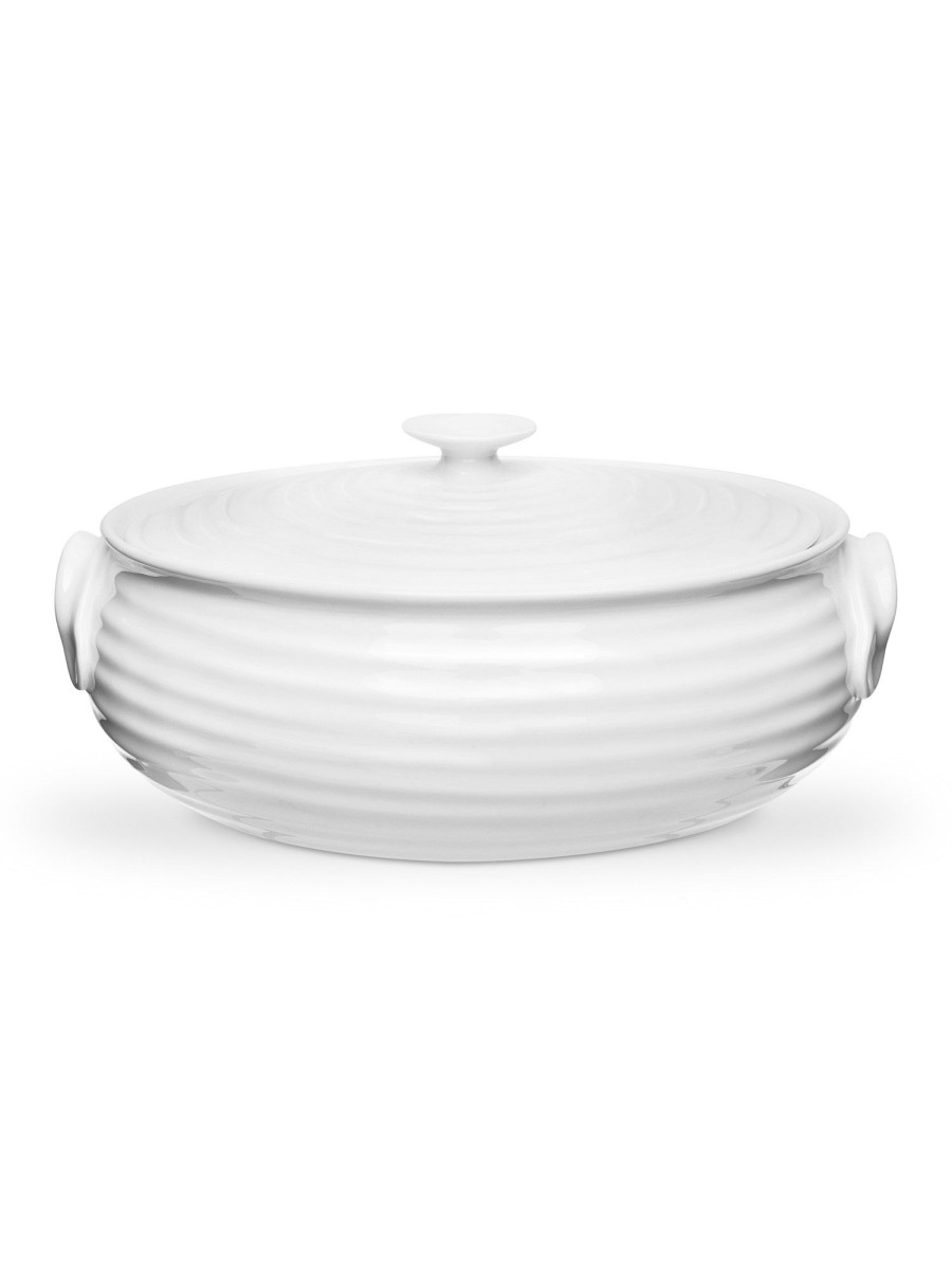 White Porcelain Small Oval Casserole Wholesale