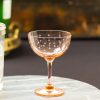 Four Rose Champagne Saucers With Stars Design Wholesale