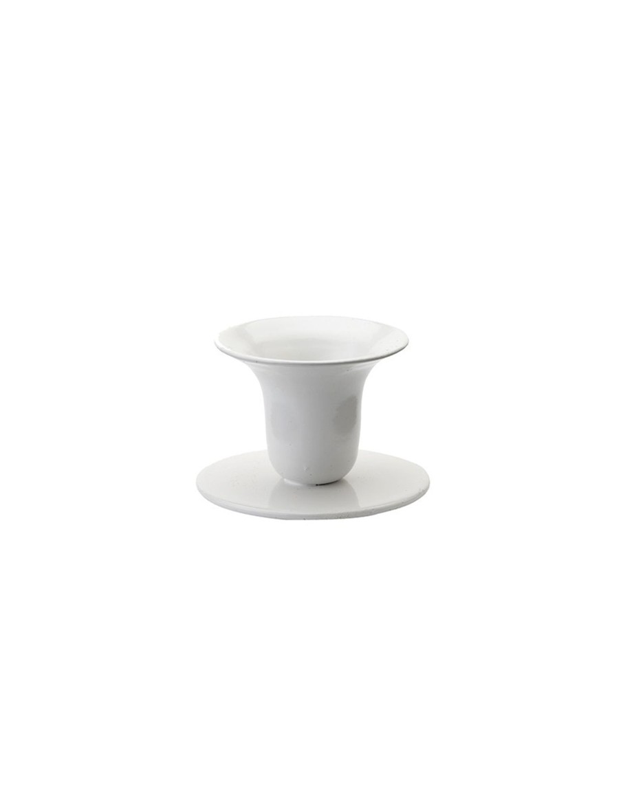 The Bell Candle Holder - White New