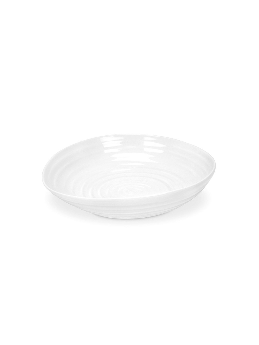 White Porcelain Pasta Bowl - Set Of Four Hot