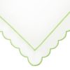 Green Scalloped Single Duvet Cover Online