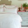 Red Scalloped Double Duvet Cover Wholesale