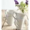 White Porcelain Classic Mugs - Set Of Four Best