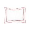 Red Scalloped Edge Oxford Pillowcase Online