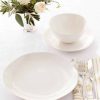 Cream Arbor Dinner Plate - Set Of Four New