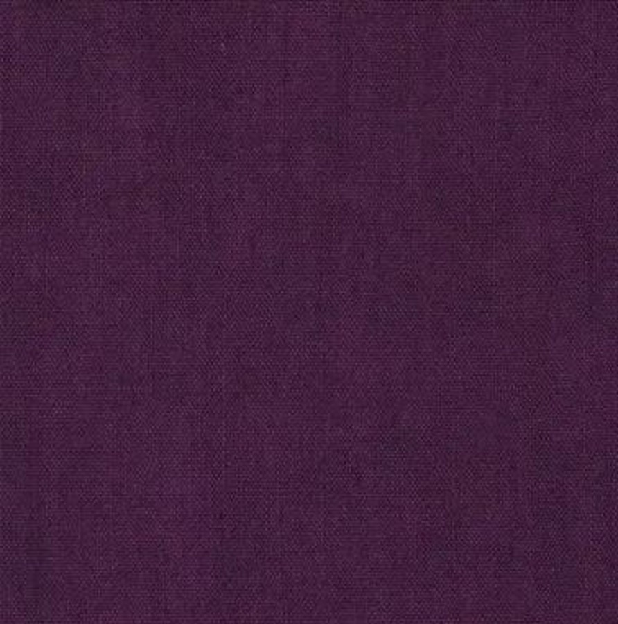 Designer Guild Brera Lino Aubergine: Exquisite Luxury Linen Fabric Clearance