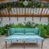 Coco Large Coffee Table In Gpj Hydrangea Bird Emerald/Blue - Available Now New