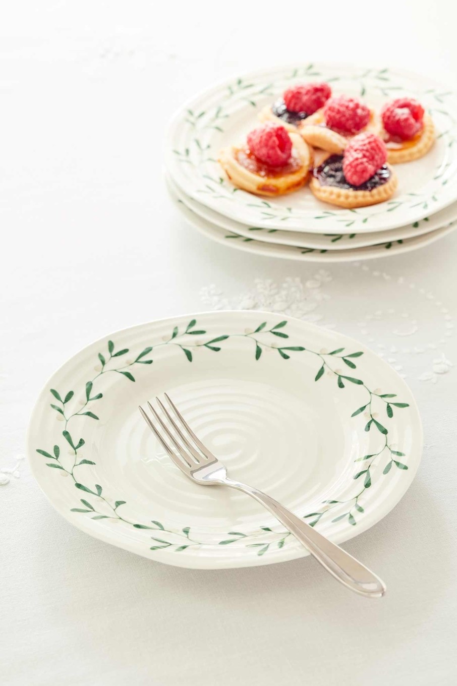 Amor Porcelain Side Plates - Set Of Four Clearance