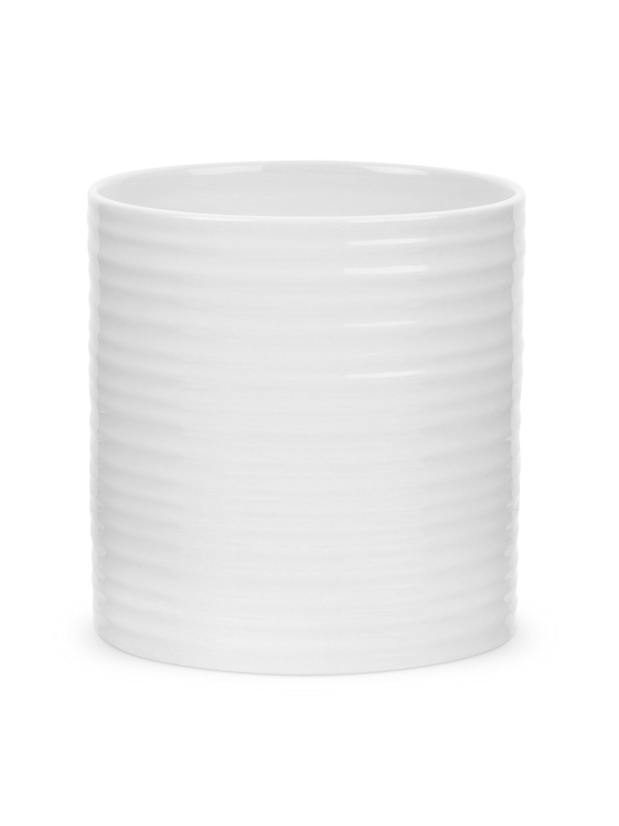 White Porcelain Oval Utensil Jar Clearance