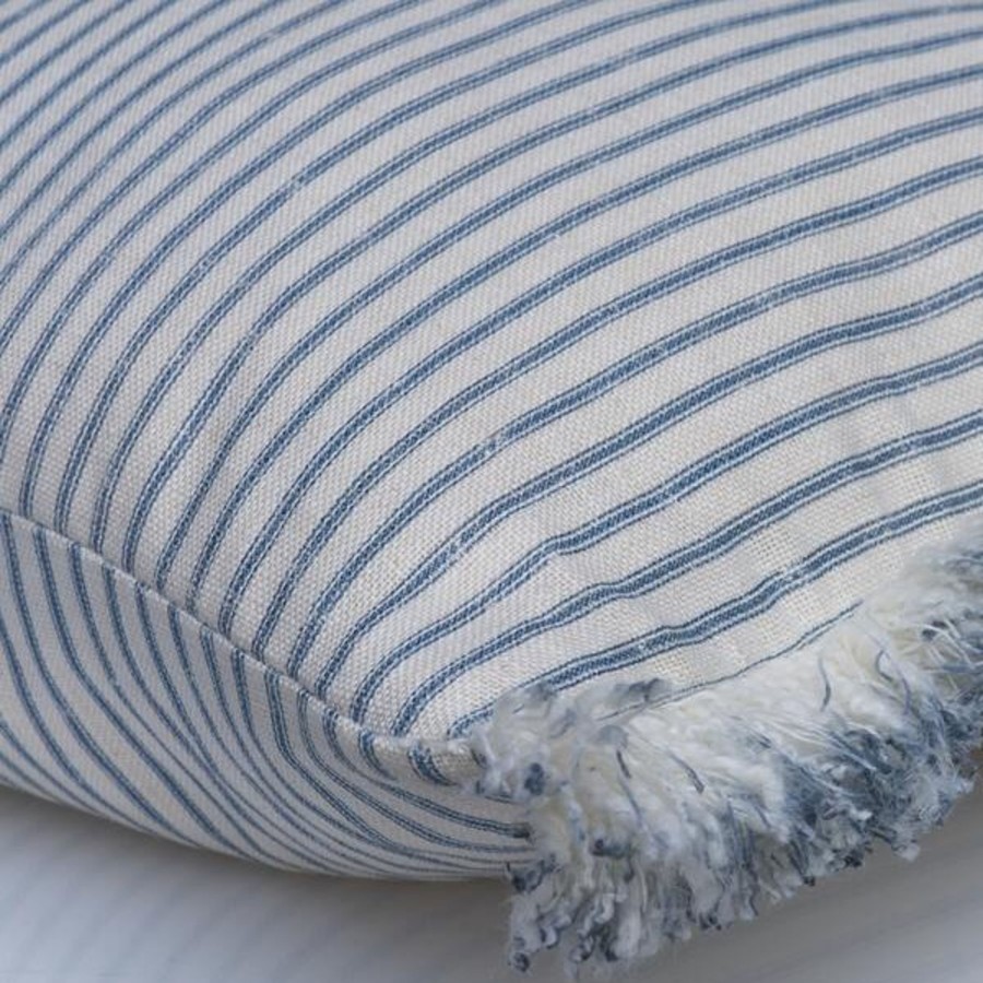 Picket Denim Island Trim Cushion 40X55Cm Best