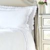 Lilac Scalloped Double Duvet Cover New