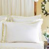 Yellow Scalloped Edge Square Pillow Case Best