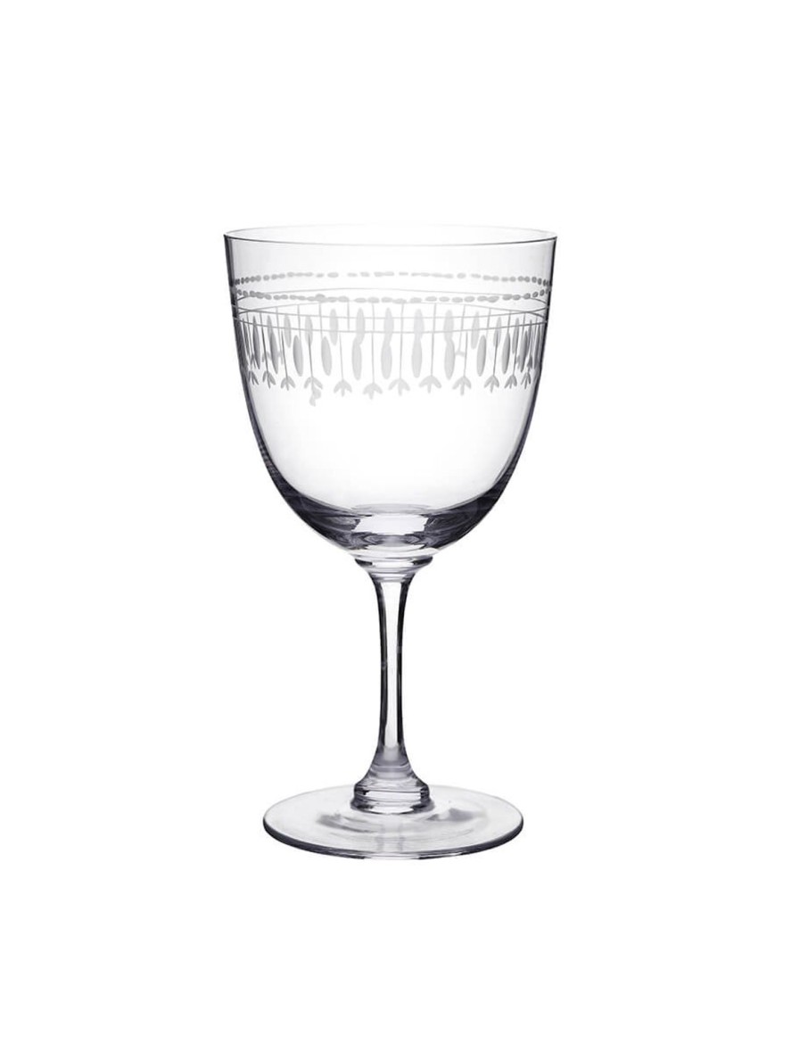 Two Wine Glasses With Ovals Design Online