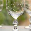 Four Wine Goblets With Stars Design Online