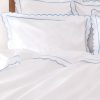 Blue Scalloped Emperor Duvet Cover Wholesale