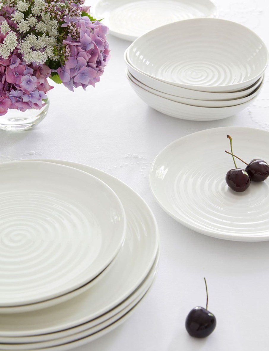 Sophie Conran - White Porcelain Coupe Twelve Piece Set Clearance