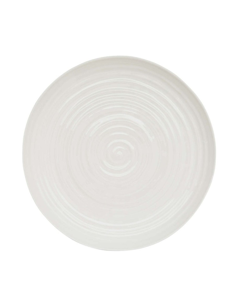 White Porcelain Footed Cake Plate Clearance