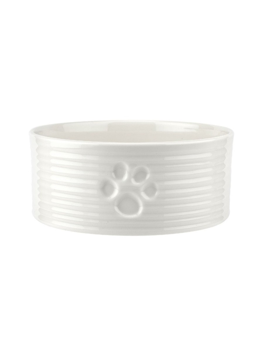 White Porcelain Small Pet Bowl Best