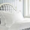 White Scalloped Single Duvet Cover New