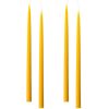 Hand Dipped Taper Candles 35Cm - 4 Per Gift Box - Yellow Best