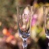 Four Champagne Flutes With Lens Design Best