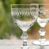 Four Wine Goblets With Ovals Design Best