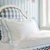 Blue Scalloped Single Duvet Cover Clearance