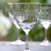 Six Wine Glasses With Lens Design Best