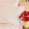 Pink Scalloped Bed Linen Collection Clearance