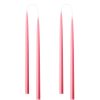 Hand Dipped Taper Candles 35Cm - 4 Per Gift Box - Pastel Rose Wholesale