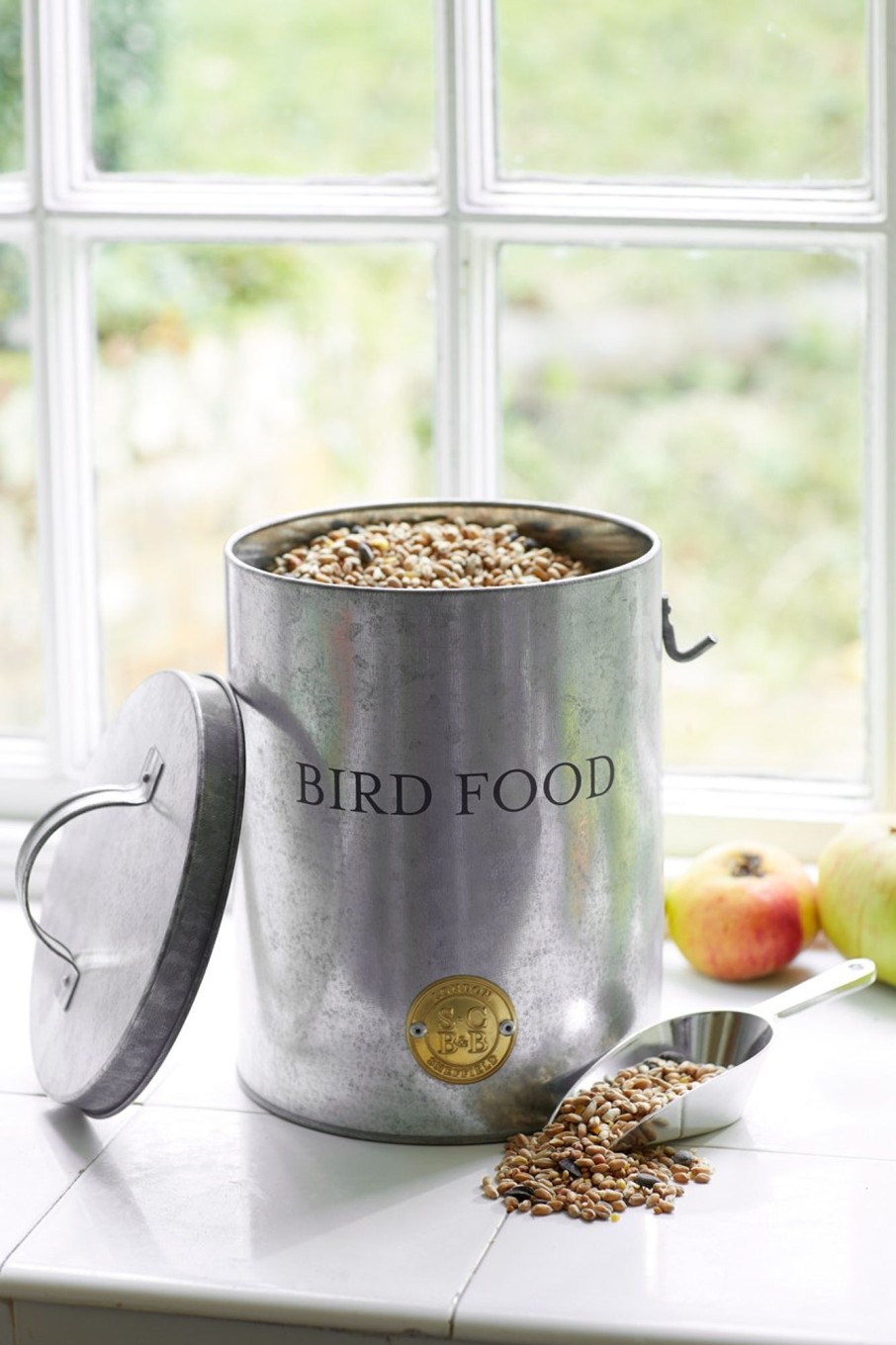 Galvanised Bird Food Tin Wholesale