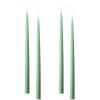 Hand Dipped Taper Candles 35Cm - 4 Per Gift Box - Dark Reseda Green Online