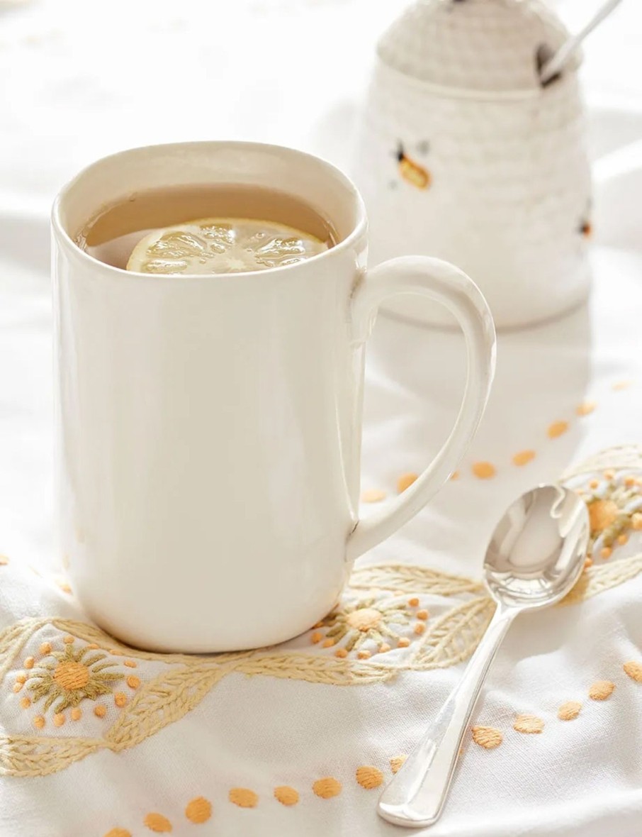 Cream Arbor Mug - Set Of Four Wholesale