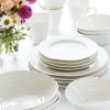 White Porcelain 20 Piece Dining Set Hot