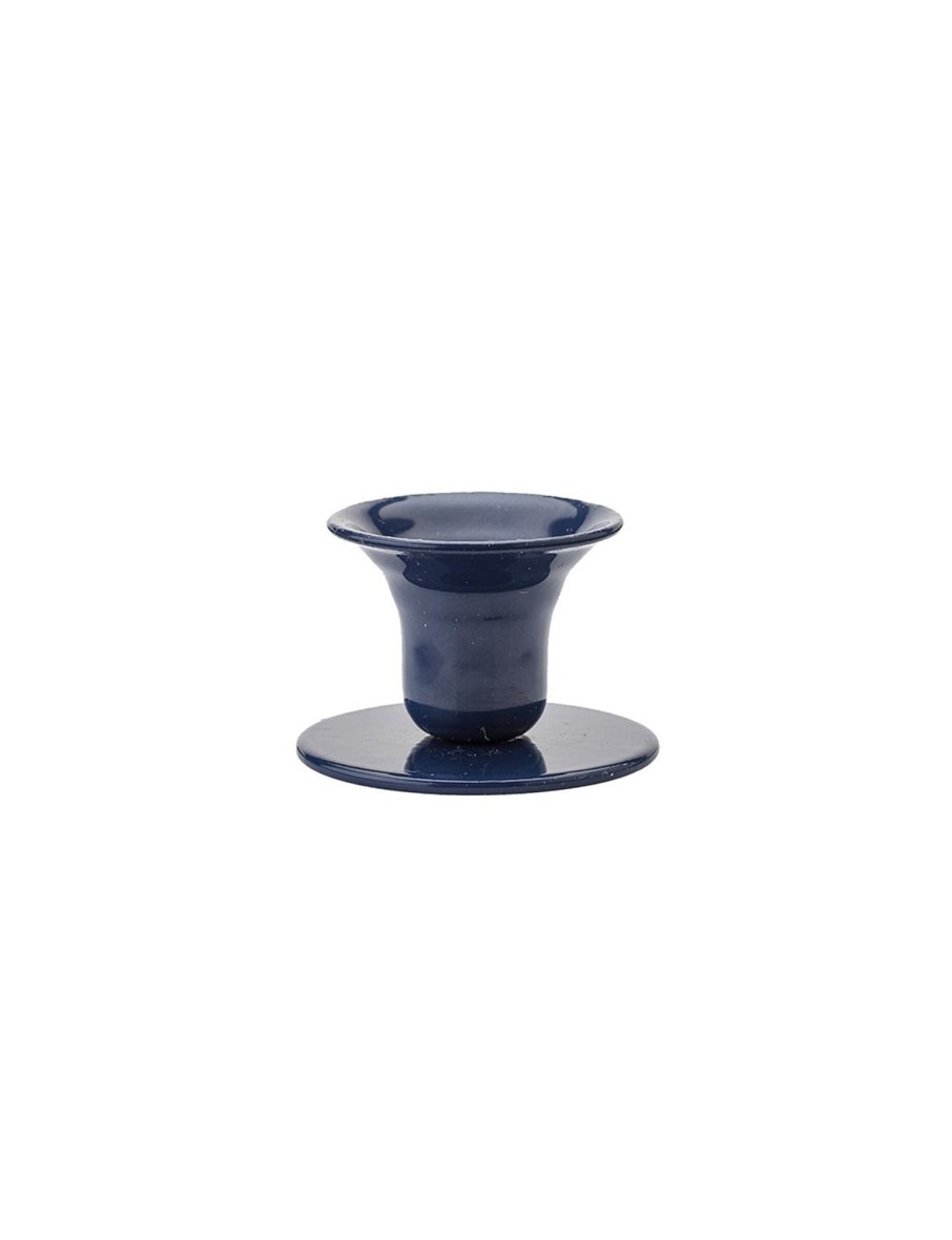 The Bell Candle Holder - Blue New