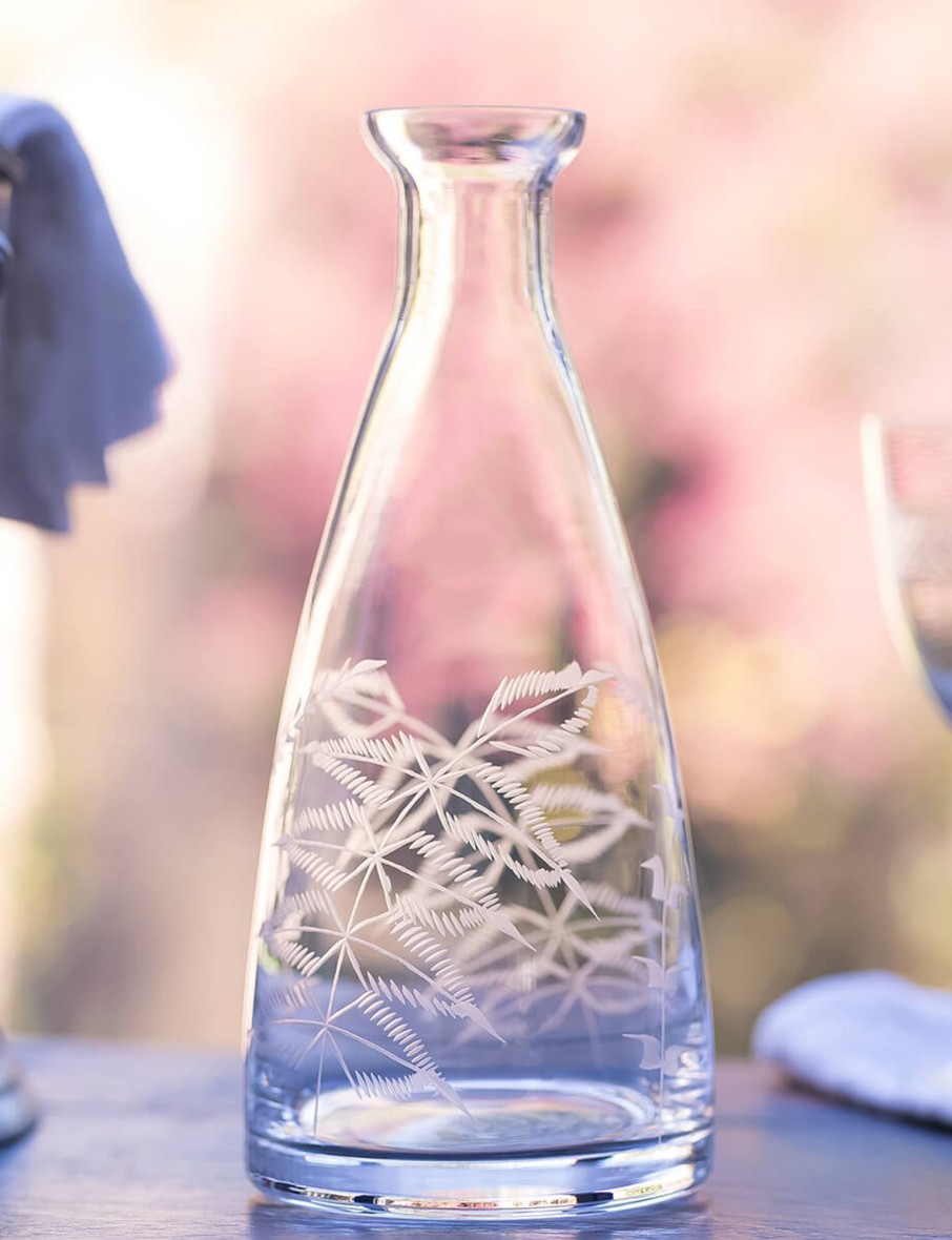 Table Carafe With Fern Design Online